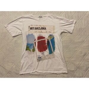 Miy Ako Jima Princess Cruises White T shirt XL made in Italy